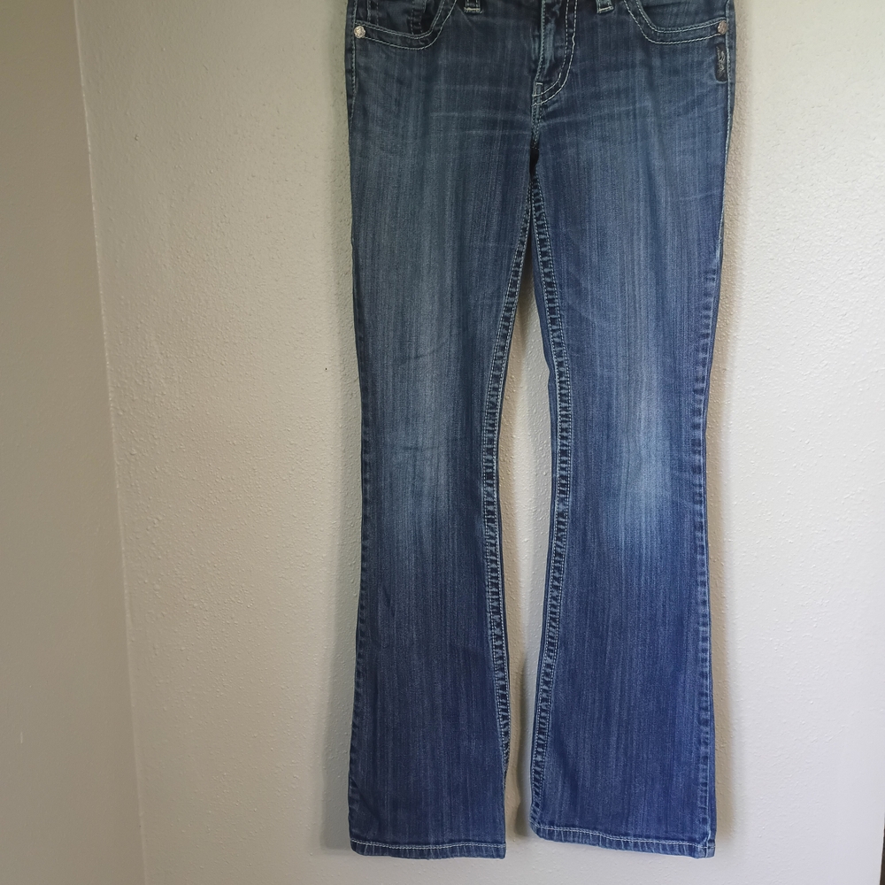 Silver Jeans Women's Flare in Classic Blue